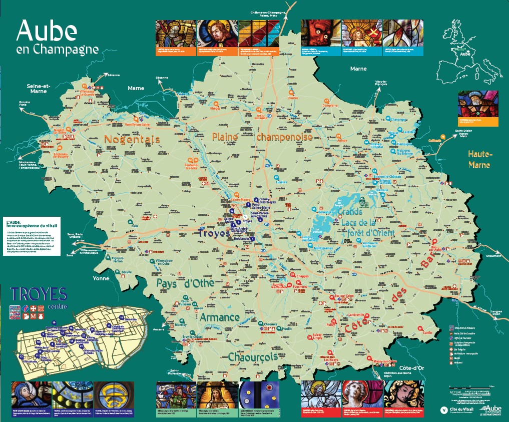 La carte touristique