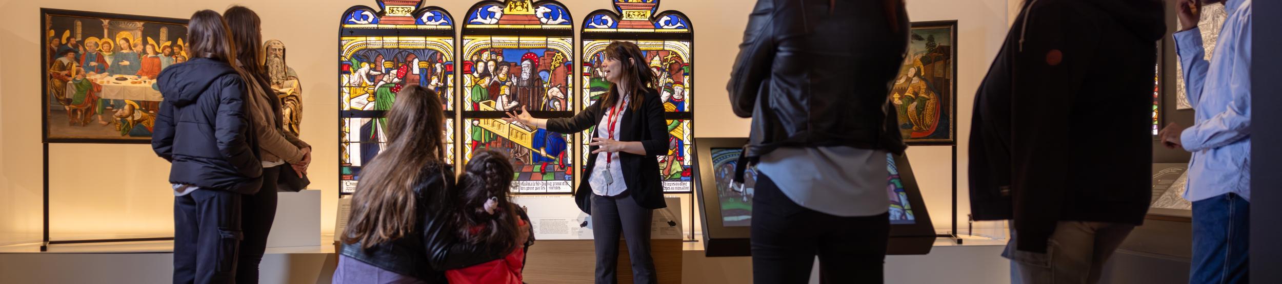 Groupe en visite guidée