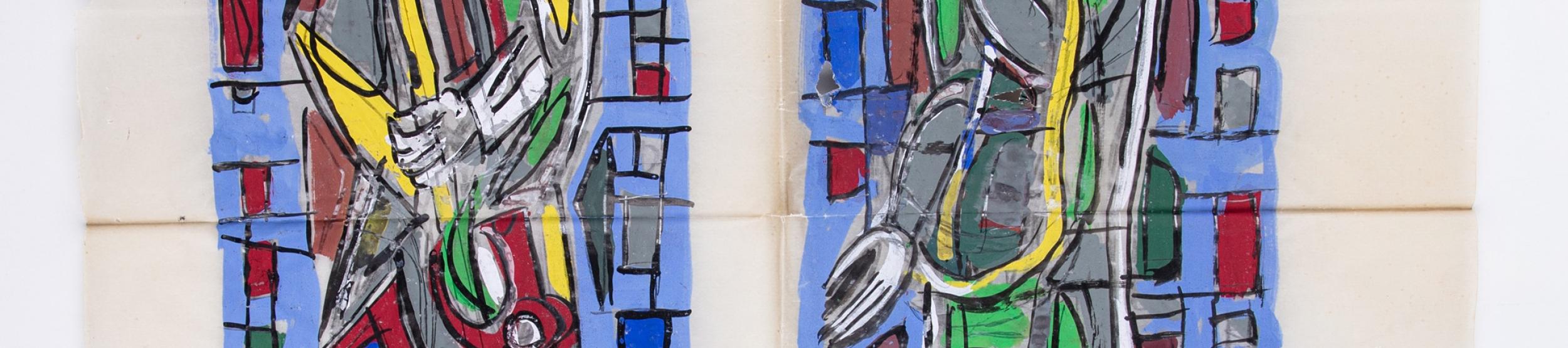 Esquisse pour deux lancettes, Jacques Le Chevallier, 1935-1939