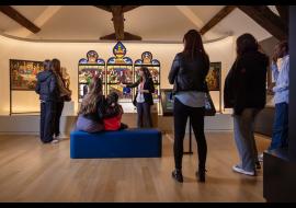 Groupe en visite guidée