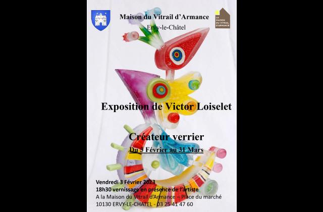 Affiche exposition Victor Loiselet