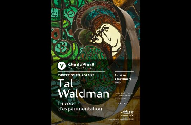 Affiche expo Tal Waldman. La voie d'expérimentation