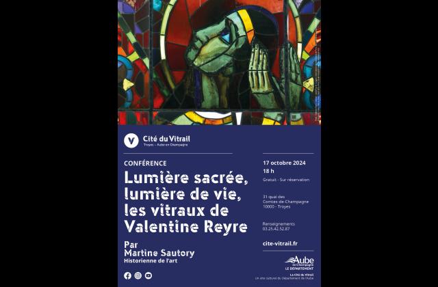 Affiche conférence Valentine Reyre Affiche conférence Valentine Reyre