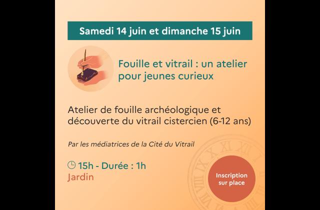 Programme des JEA à la Cité du Vitrail Programme des JEA à la Cité du Vitrail