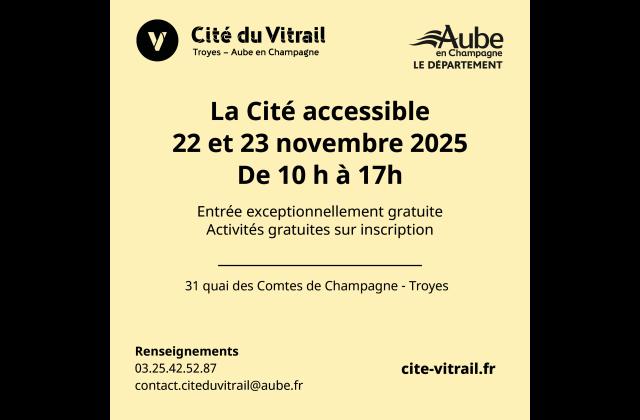 affiche Cité accessible 2025