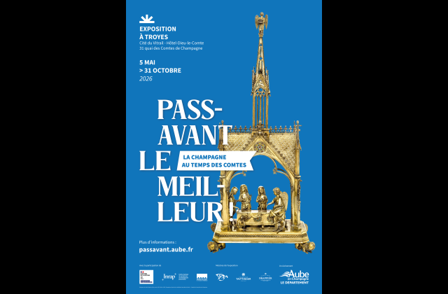 Affiche de l'exposition bleu