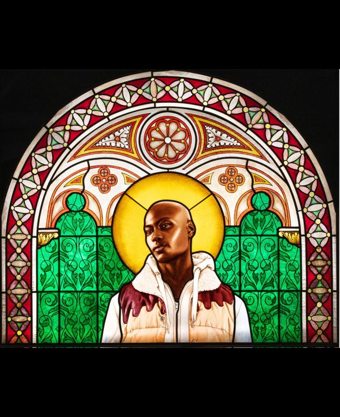 Saint Ameli de Kehinde de Wiley Saint Ameli de Kehinde de Wiley