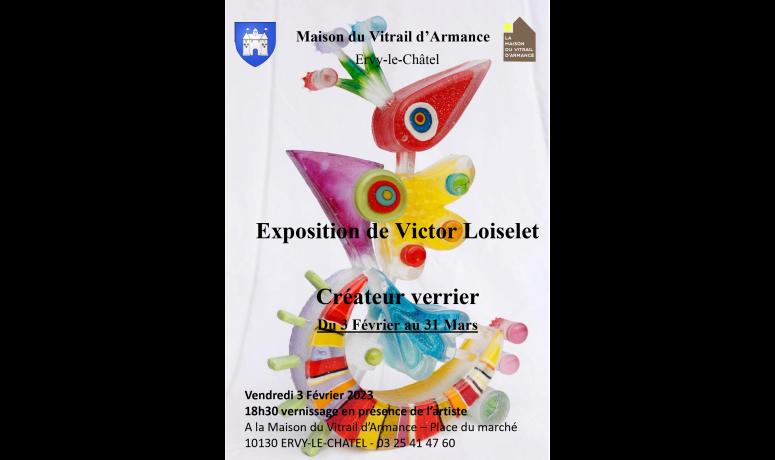 Affiche expo Victor Loiselet