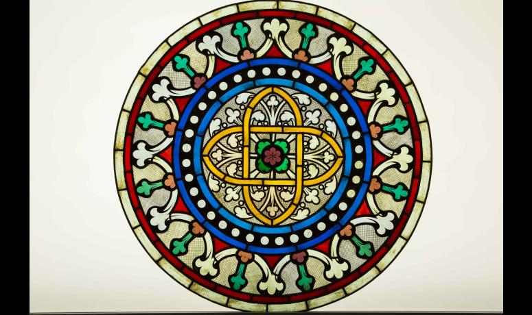 Vitrail E. Viollet-Le-Duc exposition Notre-Dame