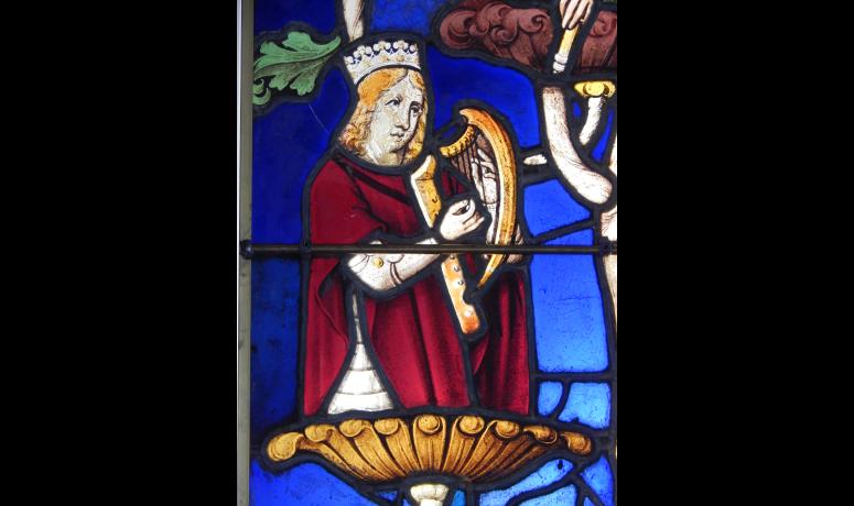 David (détail), arbre de Jessé, v. 1520