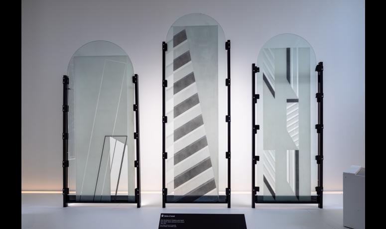 Baies d'essaie pour les vitraux d'Acey (Jura)