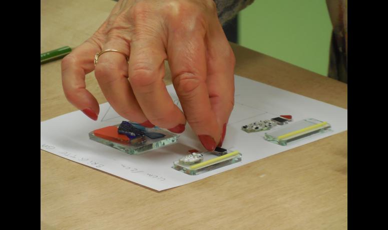Atelier broche et barrette