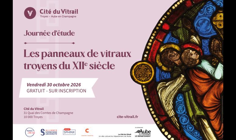 Affiche journée étude vitraux XIIe